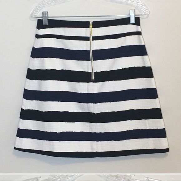 Kate Spade Delphina A line Stripe Short Skirt Size 6 - Picture 4 of 10